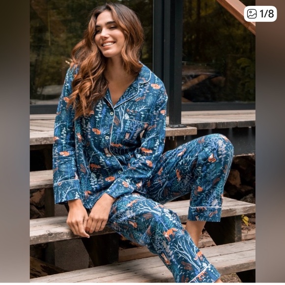 Printfresh Fox and Folklore pajama set Size XXXL New - Picture 2 of 13